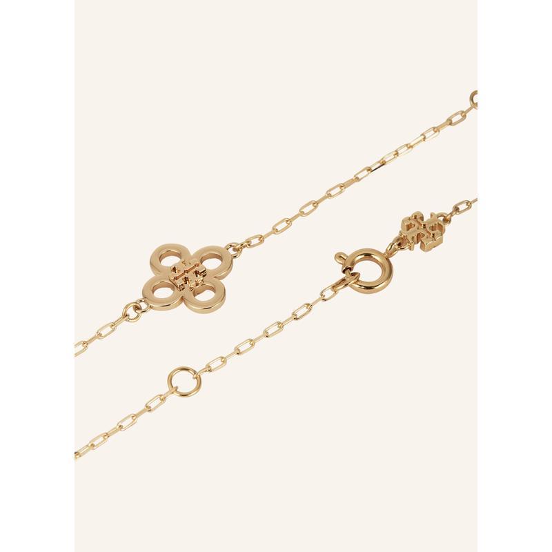 托里.伯奇(TORY BURCH)七颗幸运吊坠项链18K金镀层闪亮可调节女士