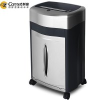 科密(Comet) 2021新款铂金刚碎纸机 长时间办公碎纸机 (高速续航60分钟18张/33L碎卡光盘) 银色