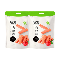 来伊份 山楂棒130g*2即食山楂果脯蜜饯独立包装山楂干休闲零食来一份