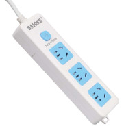 SAICKG SCC8-10020D 三位5孔 1.8M 2500W 插排(单位:个)蓝白