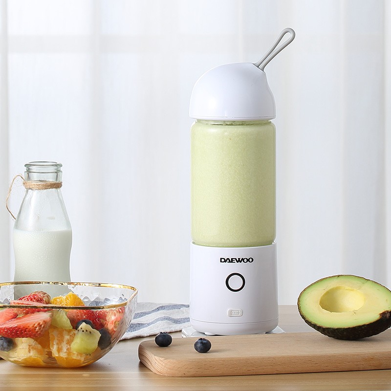 大宇(DAEWOO)DYLL-D23便携式榨汁杯 迷你果汁杯400ml 白色高清大图