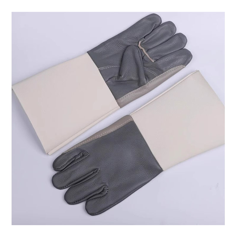 泽奋 电焊手套 长款猪皮手套 副高清大图