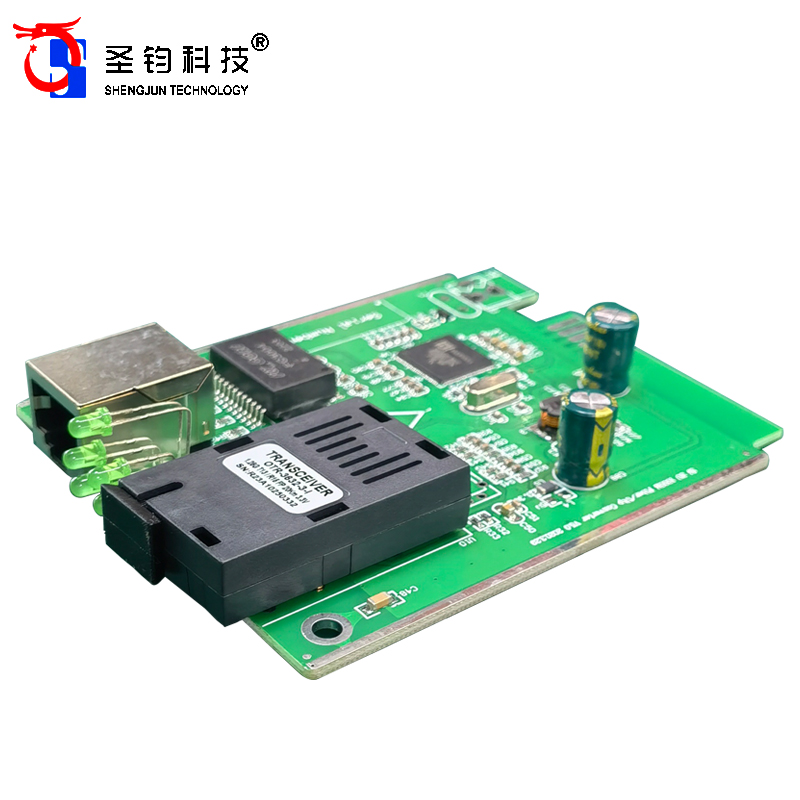 圣钧科技 SHENGJUN TECHNOLOGY 机架式收发器单板 双纤单板百兆1310/1550+个高清大图