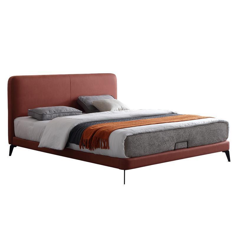 森美人轻奢意式布艺床简床现代简约小户型免洗科技布床设计师 单床+环保椰棕床垫1800mm*2000mm组装式架子床