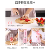 My Juicer C果汁机 便携榨汁机 家用搅拌机料理机榨汁杯 三色可选 缪斯粉
