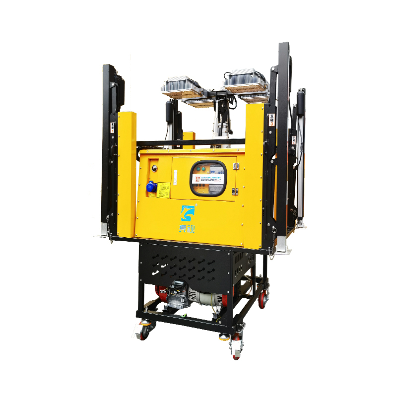 亮视 OH10 4*400W IP65 续航时间≥24h 220V 冷白 自动装卸式移动照明灯塔 黄色高清大图