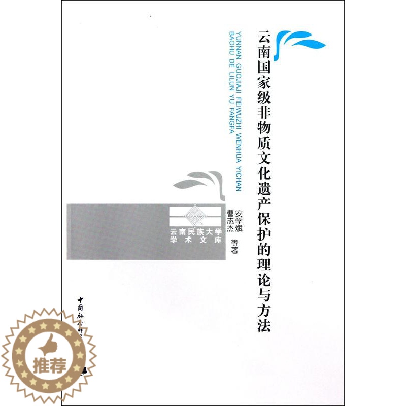【醉染正版】云南非物质文化遗产保护的理论与方法书安学斌文化遗产保护研究云南 历史书籍