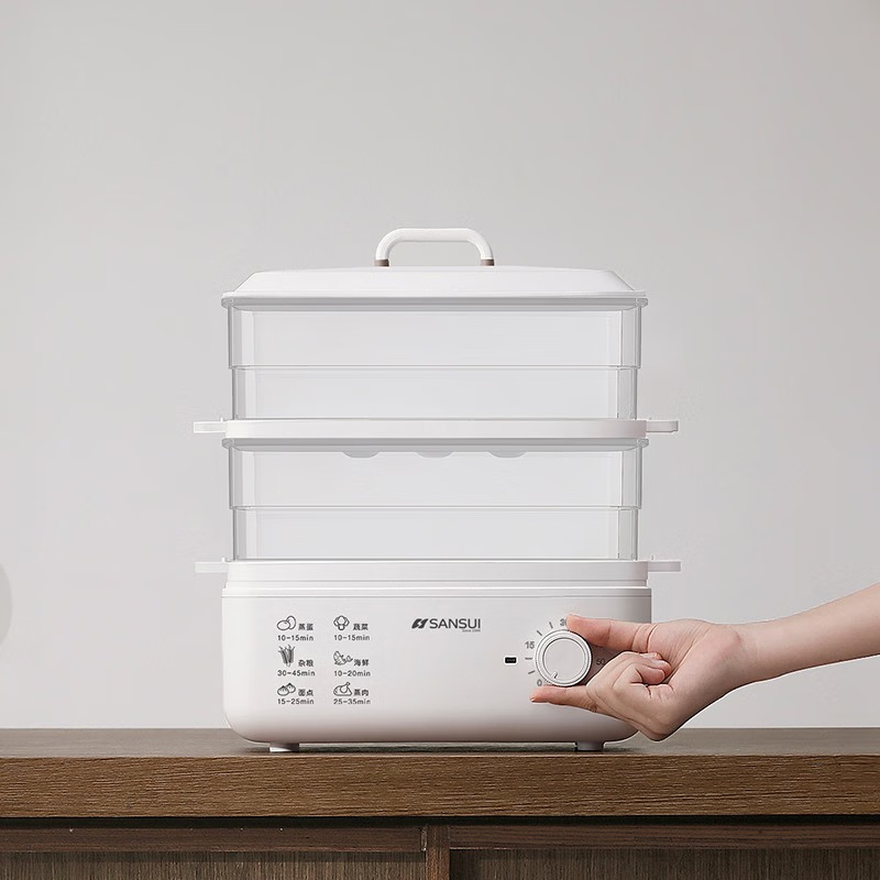 山水(SANSUI)多功能双层电蒸锅AJL-ZG10高清大图