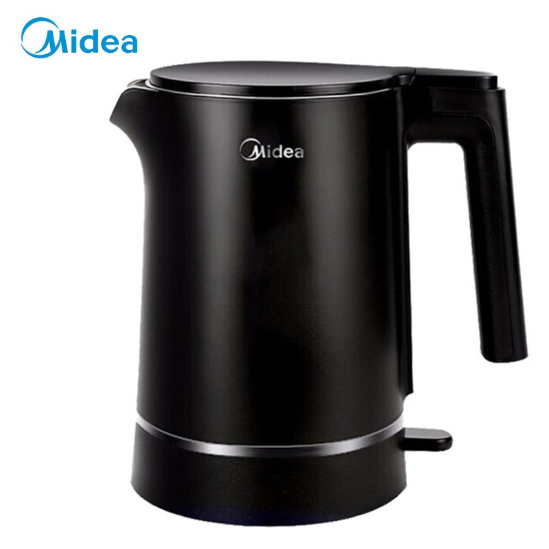 美的(Midea)HJ1517A电热水壶热水壶电水壶1.5L烧水壶304不锈钢(七包服务)