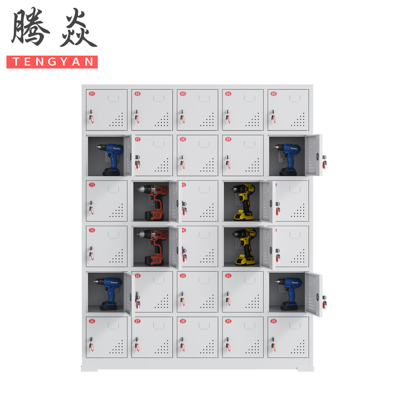 腾焱工具充电柜30门台高清大图