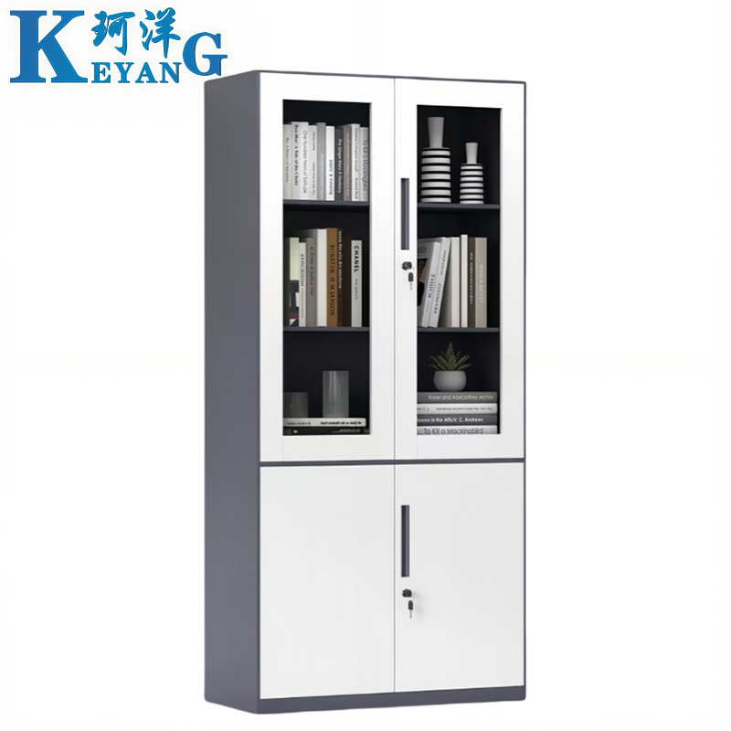 珂洋 文件柜 灰套白大器 台高清大图