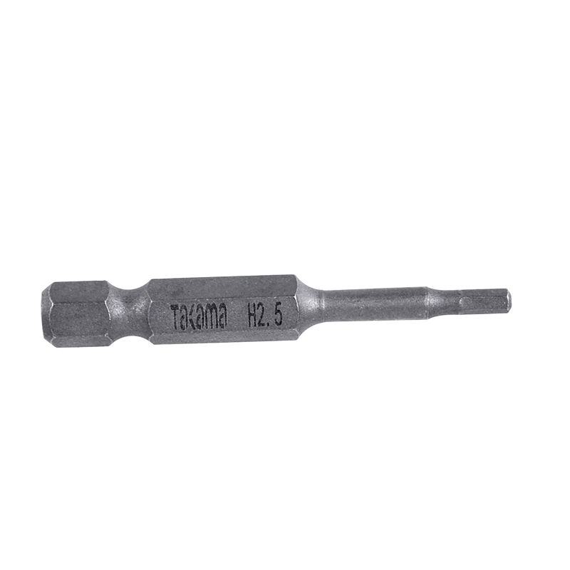 takama(高松)407060 内六角螺丝批头套装10件套起子头旋具头电动批头S2带强磁 H6.0高清大图