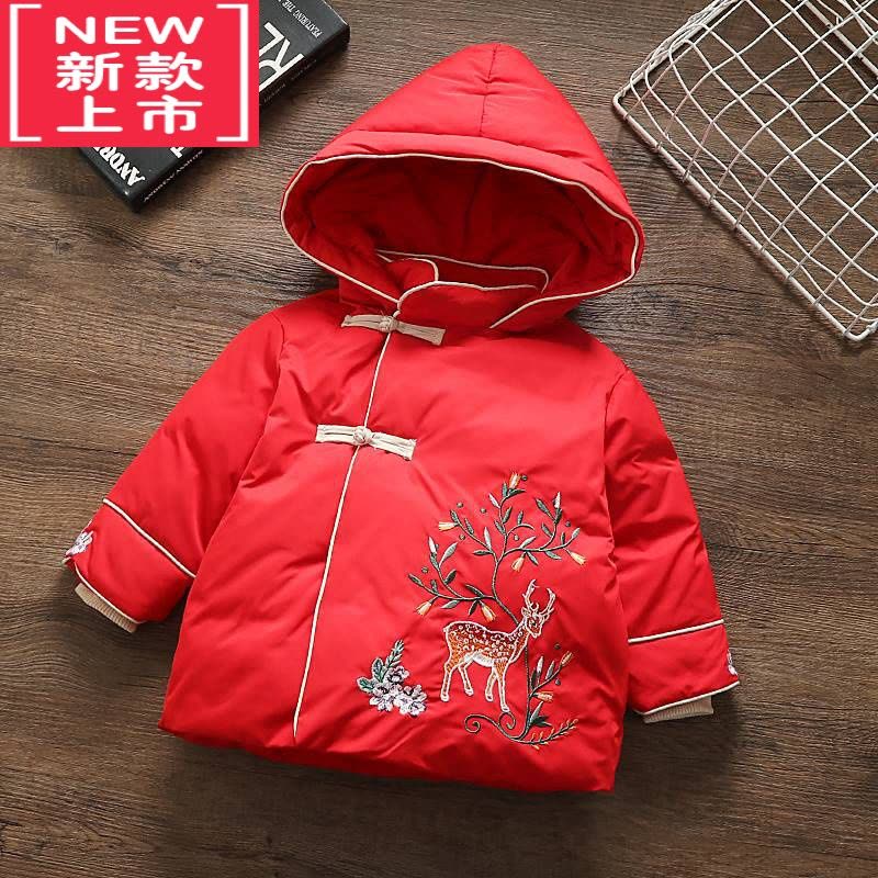 可莉允女童棉衣2022秋冬装新款洋气儿童羽绒棉服小童棉袄女宝宝加绒外套图片
