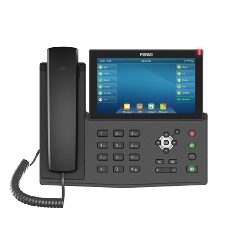 Fanvil 方位x7 彩屏ip电话机网络sip办公voip话机ippbx企业商务座机20条线路默认无电源报价 参数 图片 视频 怎么样 问答 苏宁易购