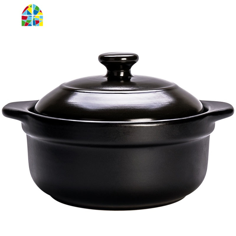 平底砂锅米线麻辣烫专用沙锅小炖锅石锅商用明火耐石锅