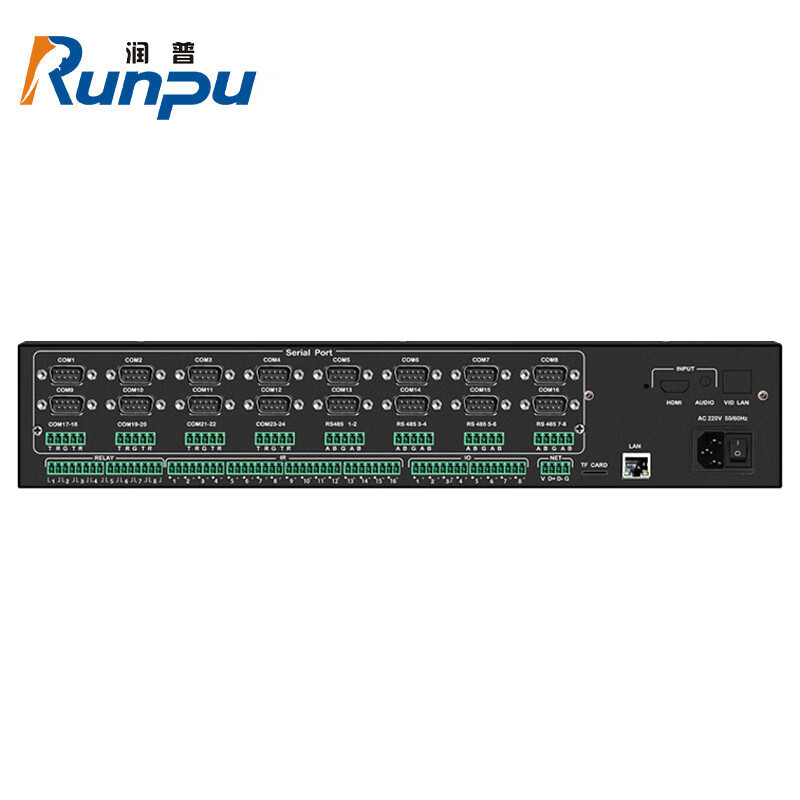 润普音视频会议中控HDMI矩阵管理设备RP-CTRL1000高清大图