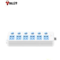 公牛(BULL) GN-317 单排多控接线板(5*6)1.8m 个