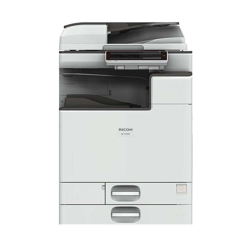 理光(Ricoh) M C2001 (双纸盒+输稿器) A3彩色数码复合机 (计价单位:台) 白