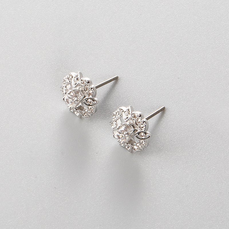 SWAROVSKI 施华洛世奇 SPARKLINGDANCEFLOWER人造水晶穿孔女士耳饰5396227