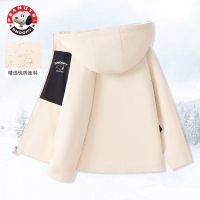 史努比儿童外套男女童冲锋上衣户外休闲春秋季童装宝宝夹克衫FKE