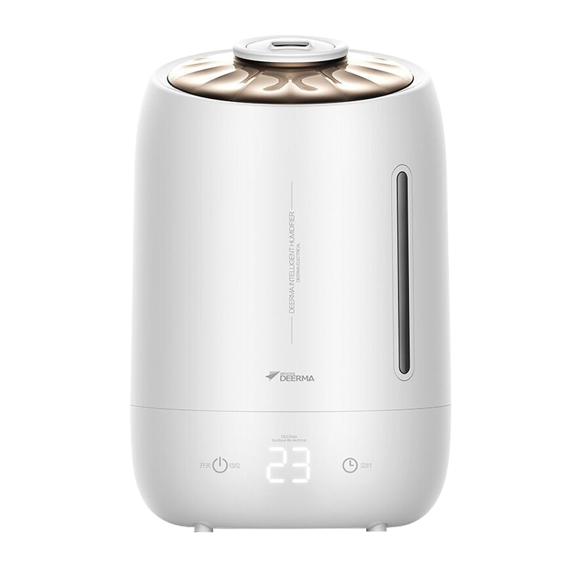 德尔玛(Deerma) 加湿器 5L大容量 家用卧室静音 迷你香薰空气加湿 DEM-F600 BK