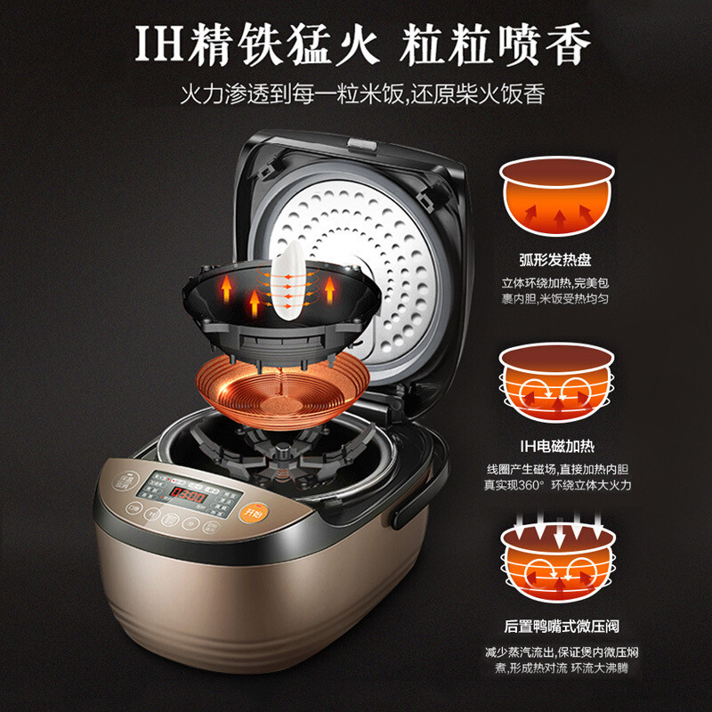 苏泊尔(SUPOR)CFXB40HC703-120 4L/升家用智能电饭锅