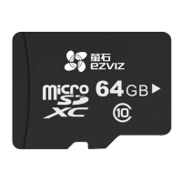 萤石监控摄像头存储卡TF内存卡64G 萤石视频监控专用Micro SD卡