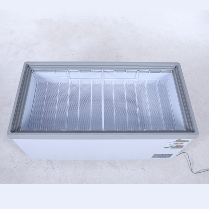 赫强商用冷柜BD/BC-620升1.65米白色冰柜商用卧式推拉门冰柜冷冻冰柜食品冷藏柜雪糕柜水果蔬菜保鲜冷柜