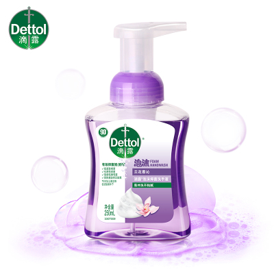 滴露泡沫抑菌洗手液兰花香沁hello Kitty 250ml