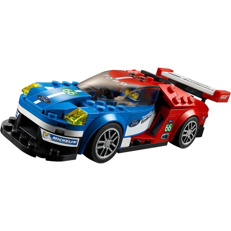 乐高(LEGO)超级赛车系列 跑车 (75881福特1966GT40)366块儿童积木塑料玩具 7-14岁 200块以上