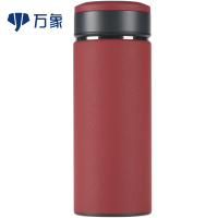 万象保温杯男士高档时尚泡茶杯不锈钢办公室大容量带滤网直身水杯H21L