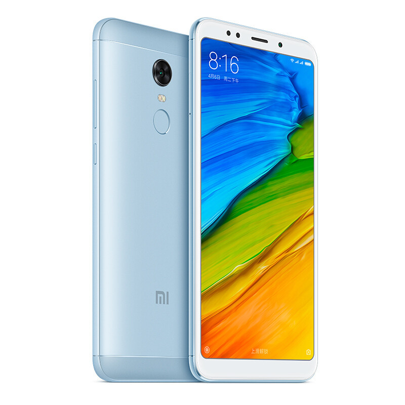 小米(MI) 红米5Plus 全网通版 3GB+32GB 浅蓝色 移动联通电信4G手机 双卡双待 小米手机