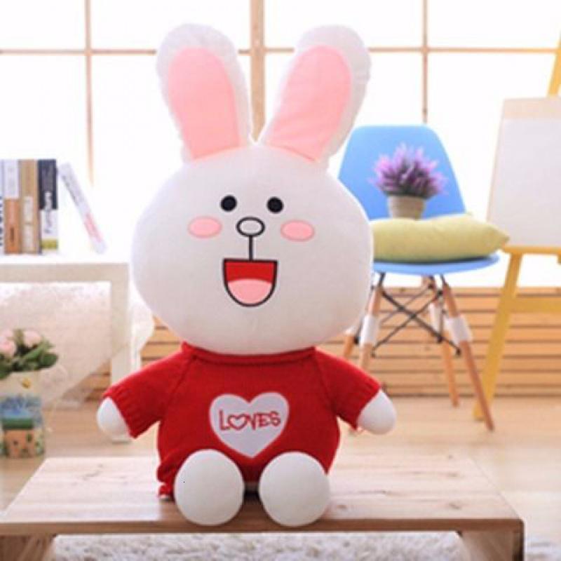 布朗熊公仔可妮兔毛绒玩具可爱娃娃大号抱抱熊玩偶生日送女友