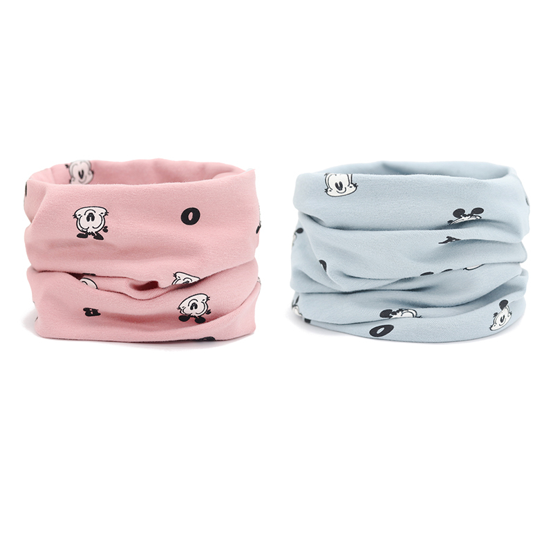 围脖男秋冬宝宝纯棉女童套头围巾婴儿冬季女孩防风护耳保暖小孩脖套