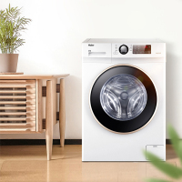 海尔(haier)10公斤洗衣机变频一级能效家用衣干即停洗烘一体洗衣机可手机操控XQG100U1 10公斤