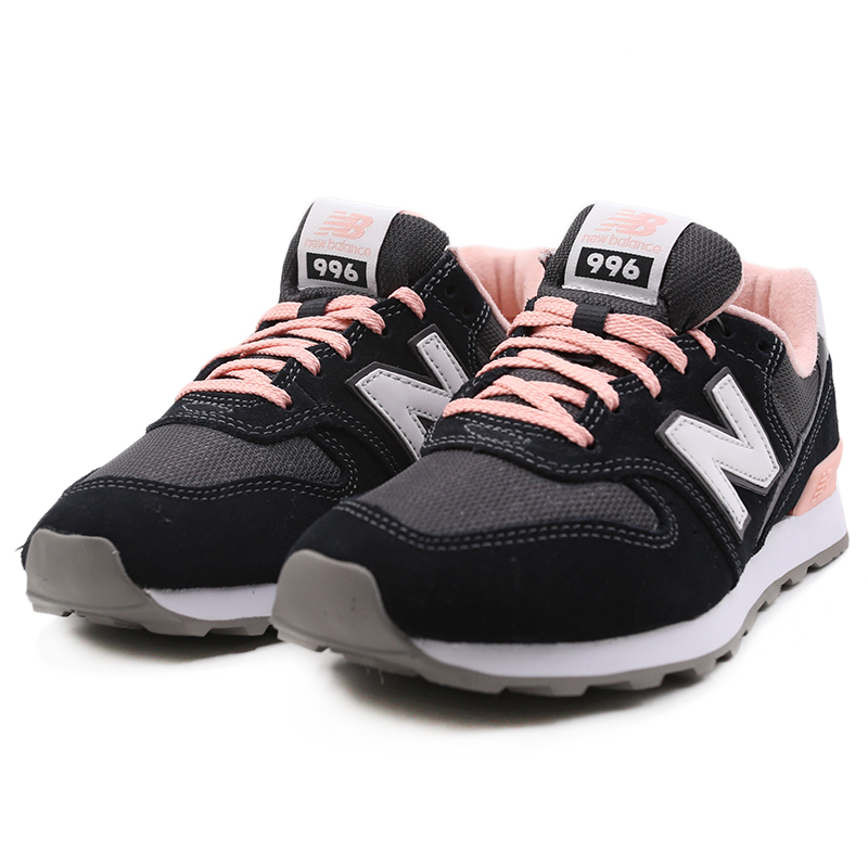 newbalancenb 996系列 休闲女鞋 wr996ack-d 复古黑粉色 36-37码(一双