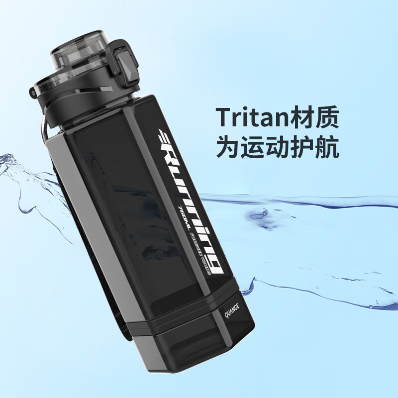 全格 Tritan运动杯TR102-760黑色高清大图