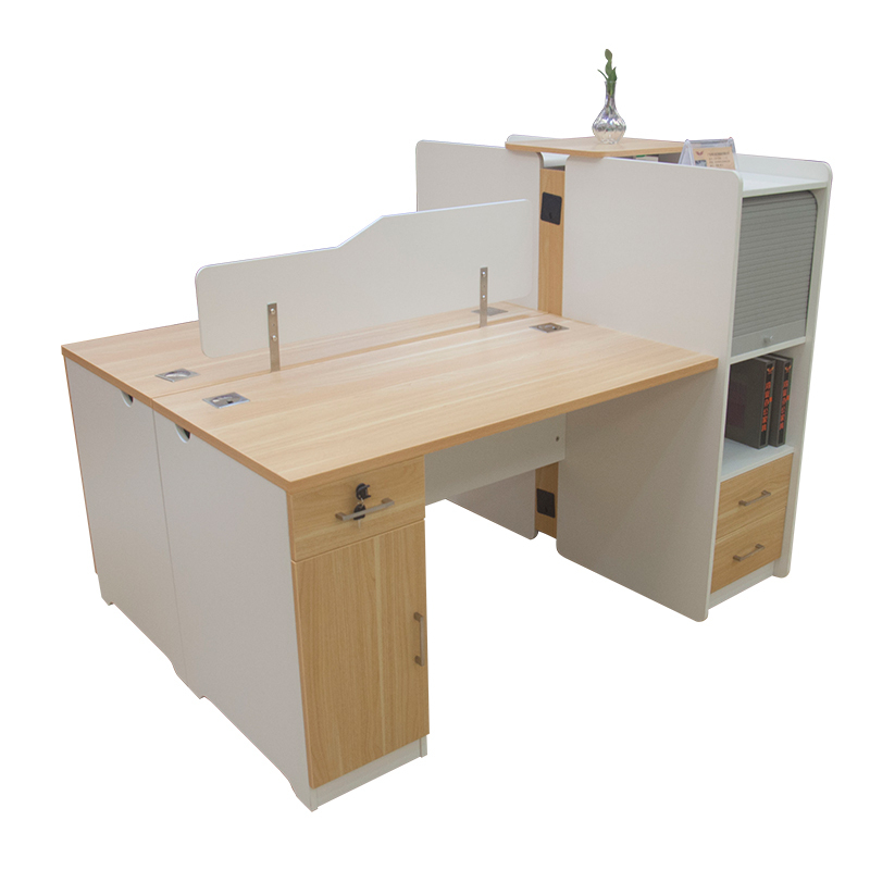 鸿业盛大FSH70-0265办公家具办公桌组合员工桌屏风工作位卡座职员办公桌简约现代1600L*1250W*1200H高清大图