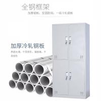 三能 （SAN NENG）加厚铁皮更衣柜 宿舍更衣柜 员工更衣柜 带锁储物柜 其他金属更衣柜 灰白