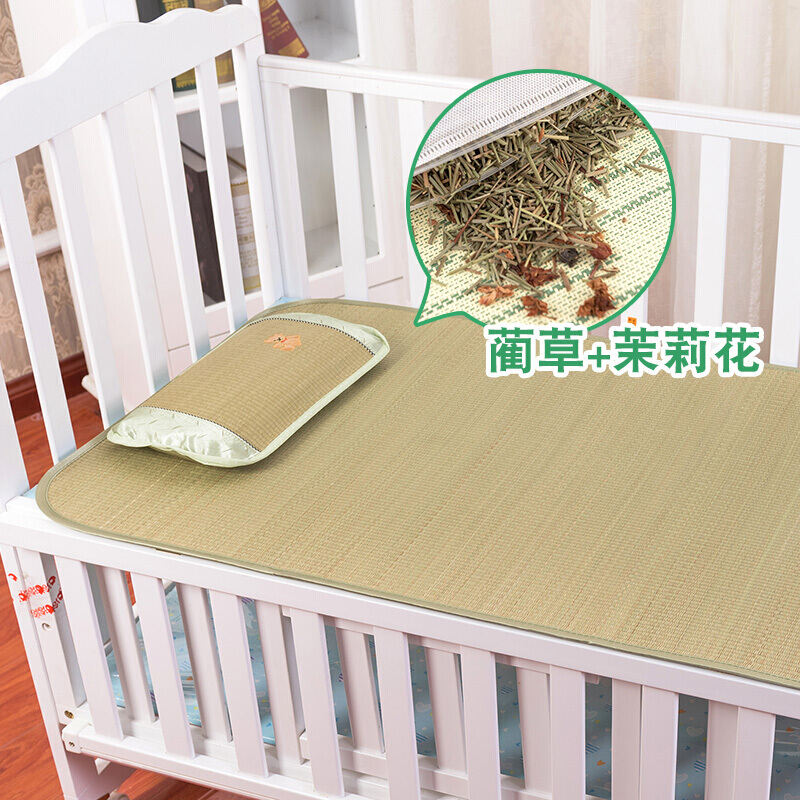 儿童凉席夏季幼儿园午睡学生凉席席婴儿床凉席儿席子可定做特级窄边80*160其它