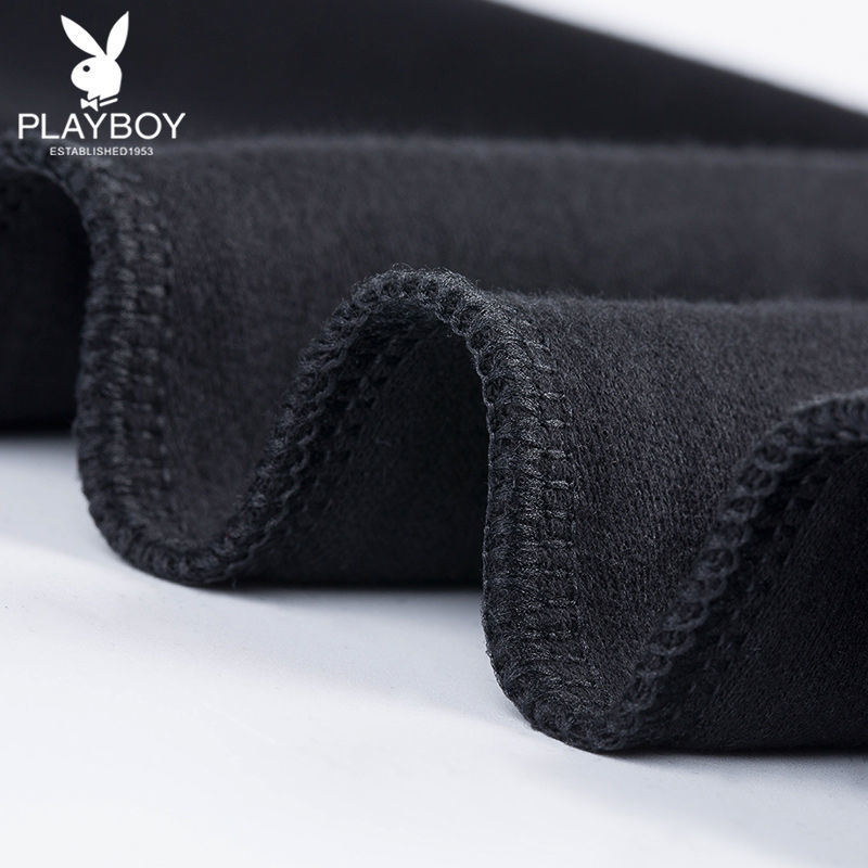 花花公子保暖内衣棉毛衫女式秋衣秋裤纯棉秋冬款圆领女士修身套装高清大图