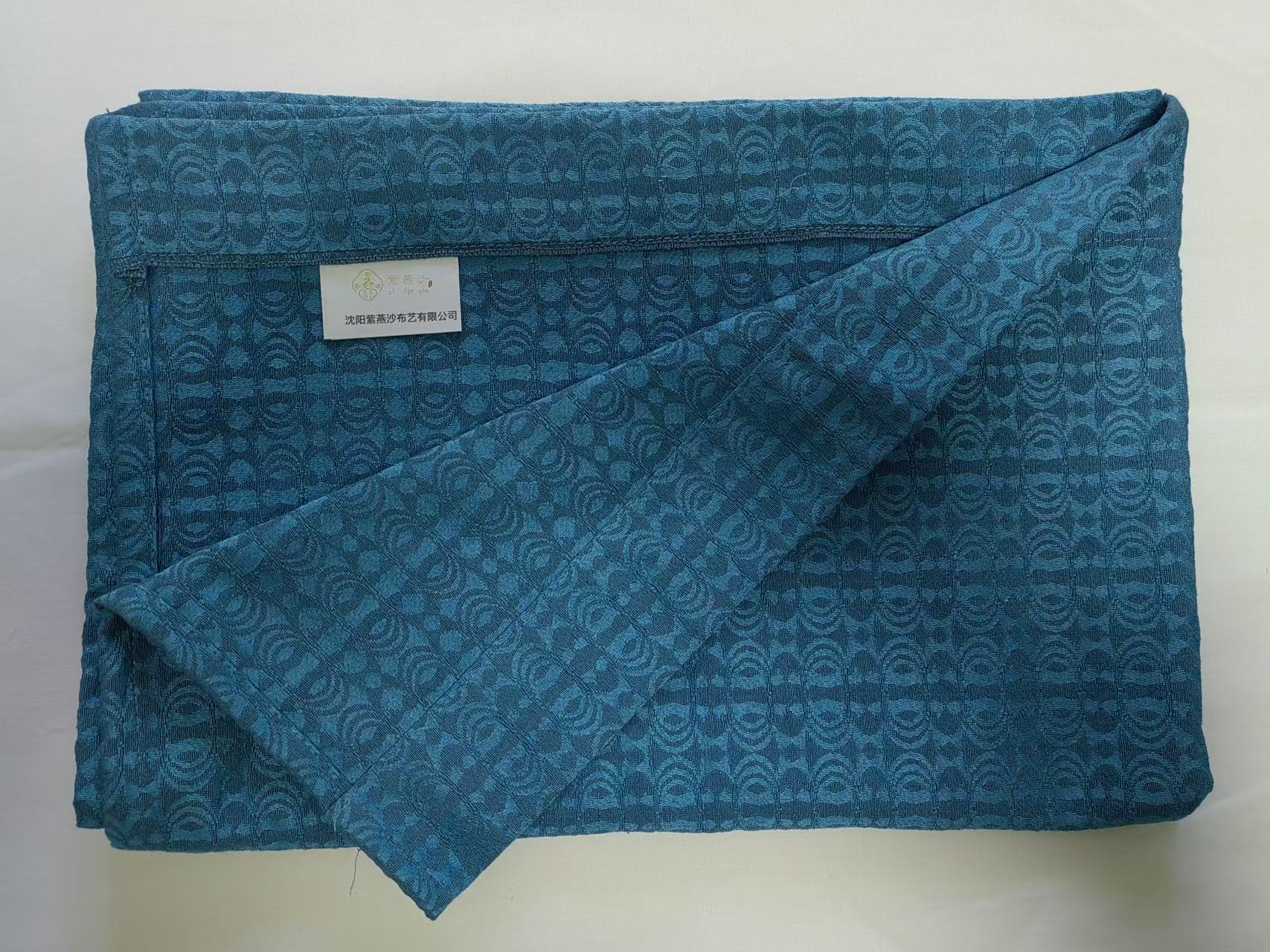 紫燕沙 大挡帘 1800*2350mm 蓝灯笼花色织布 个高清大图