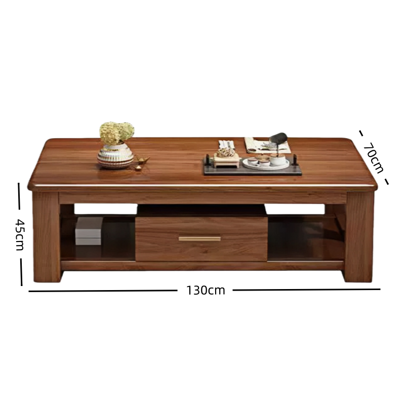 璎蕙 实木茶几130cm 个高清大图