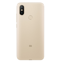 【可领劵4张+送无线充+碎屏保】小米(MI) 小米6X 全网通版 6GB+128GB 流沙金色 移动联通电信4G手机 智能手机 小米手机
