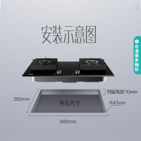 华帝(vatti)21m³吸力烟灶套餐侧吸i11108+56B天然气抽油烟机燃气灶具套餐挥手热水自动清洗5.0kW猛火灶