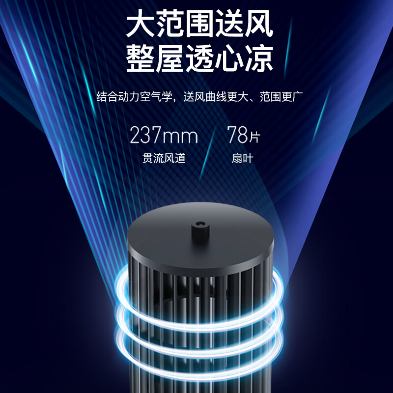 先锋空调扇制冷家用小型超强水冷风机移动降温神器小空调风扇宿舍 深蓝调高清大图