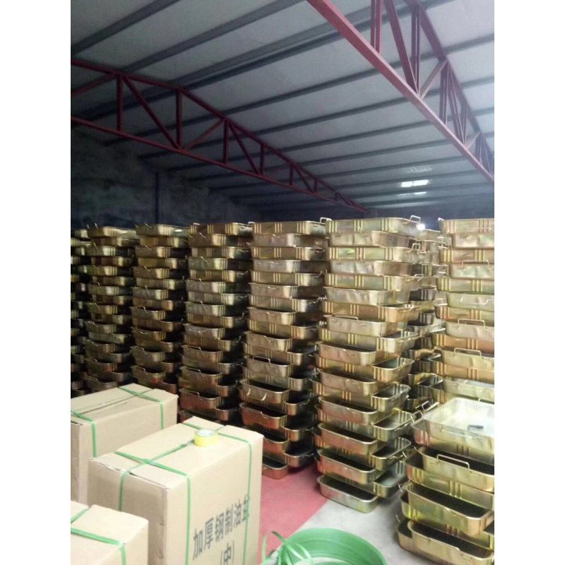 接油盆工具盘 接废机油盆零件清洗盆 铁油盆洗件盘换油盆汽修油盆汽车维修接油盘小号油盆(12L)高清大图