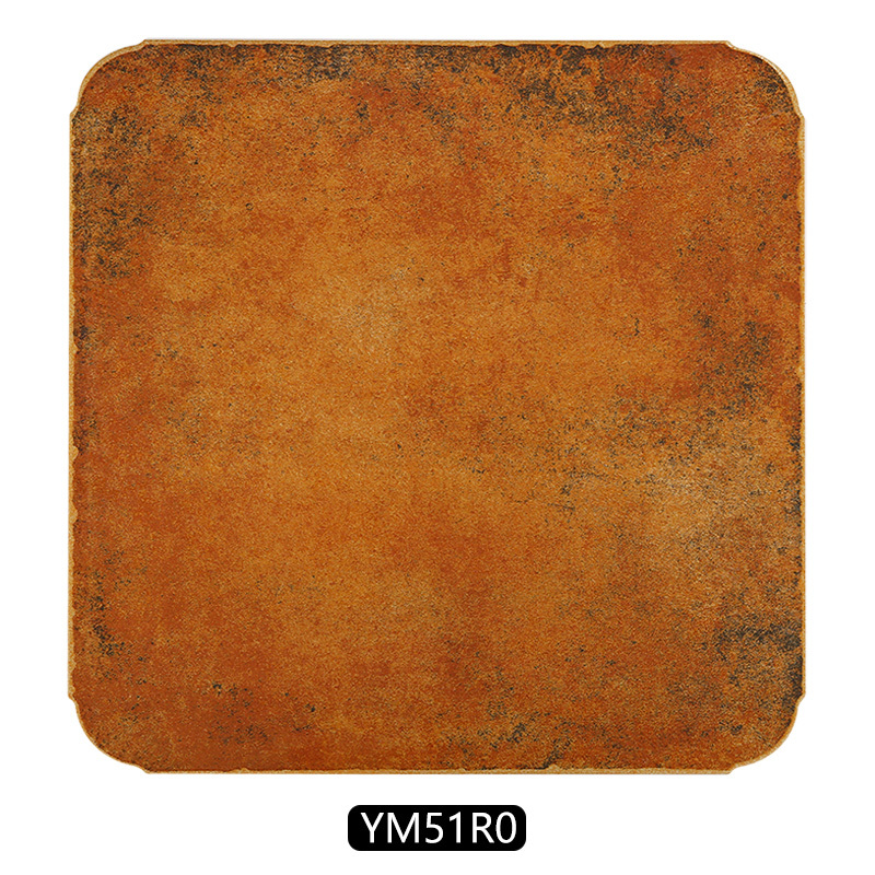 仿古砖美式田园地中海圆角瓷砖500欧式客厅卧室地板砖防滑全瓷壹德壹