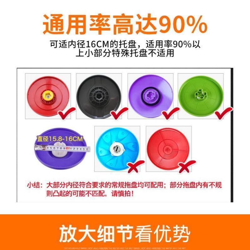 海亚森旋转拖把替换头 白色 38cm TK-2031高清大图