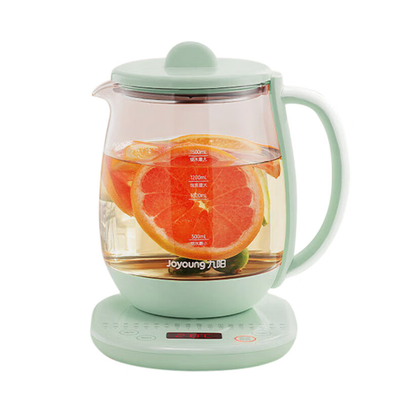 九阳(Joyoung)养生壶1.5L煮茶器煮茶壶电水壶热水壶烧水壶电热水壶迷你玻璃花茶壶煎药壶WY6130[单机版]
